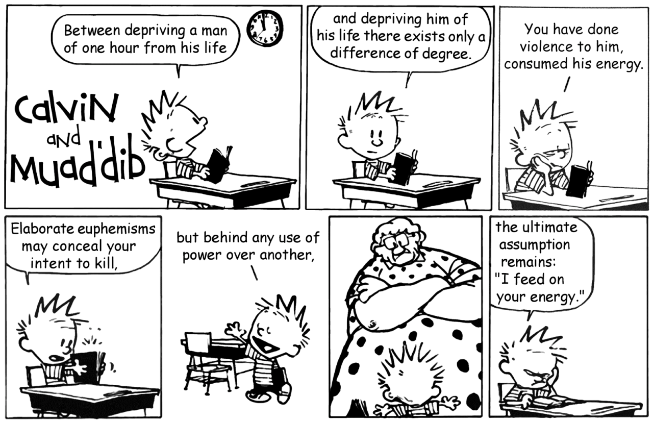 Calvin and Dune